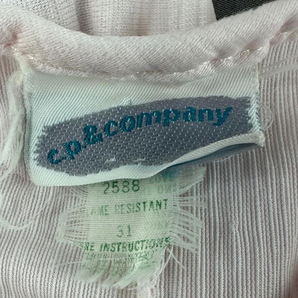 Vintage C.P. & Company Baby Sleeper Pink Lace Footed‎ Romper USA Size XL